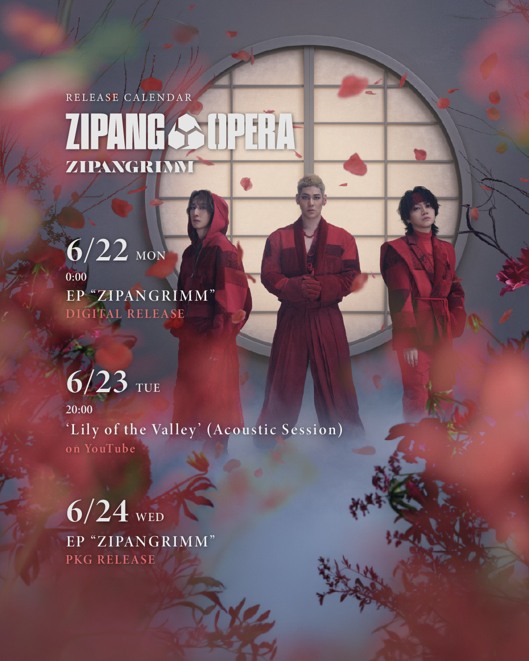 ZIPANG OPERA】New EP『ZIPANGRIMM』6月22日(月)全曲先行配信決定！6月 
